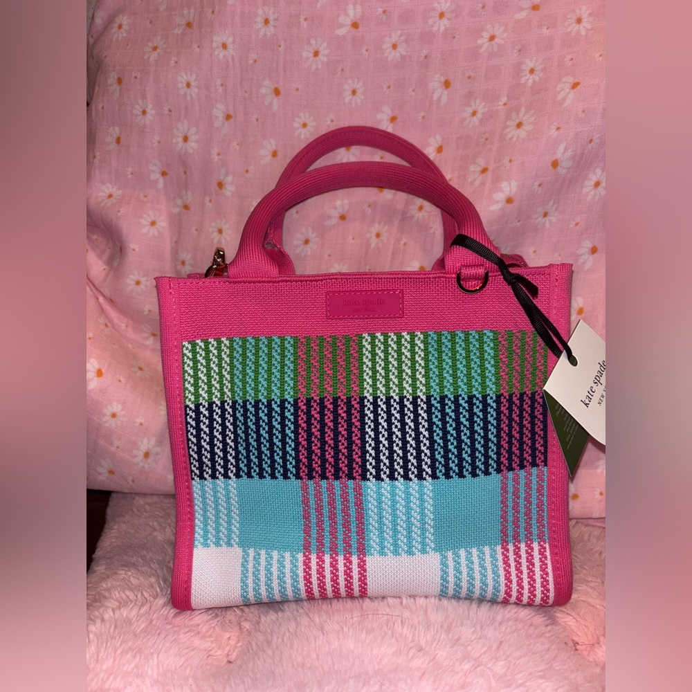 Kate Spade x Target NWT Limited Edition Small Plaid Tote - Picture 1 of 9